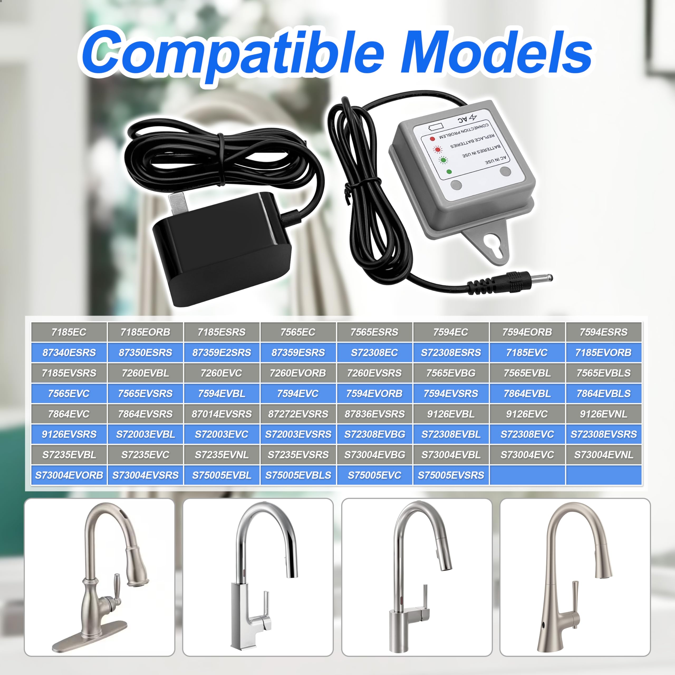 Amazon.com: 169031 AC Power Cord Adapter Kit Compatible with